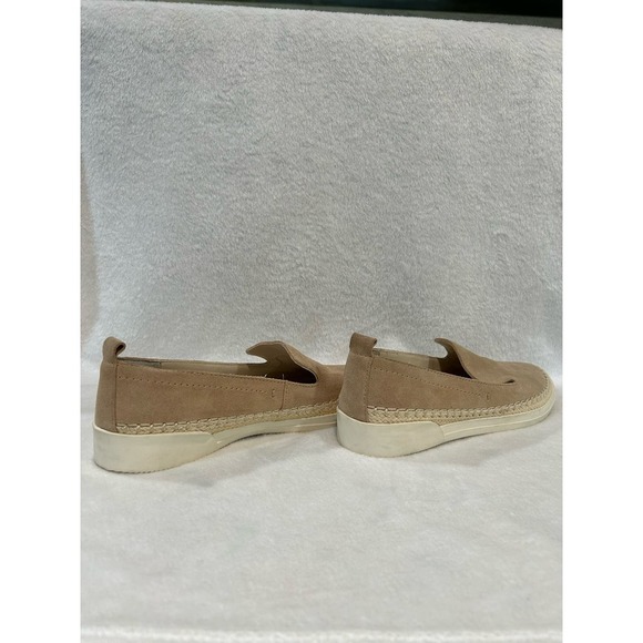 Dolce Vita Size 8 Slip On Leather Flats Neutral - Picture 7 of 10